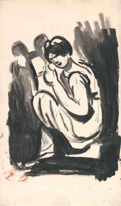 Seated Figure by George Romney